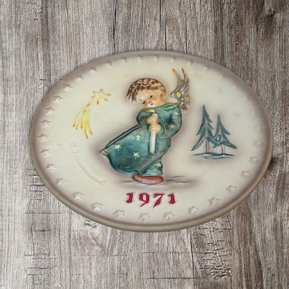 1971 Hummel First Edition Anniversary Plate West Germany Lawrence's Joliet